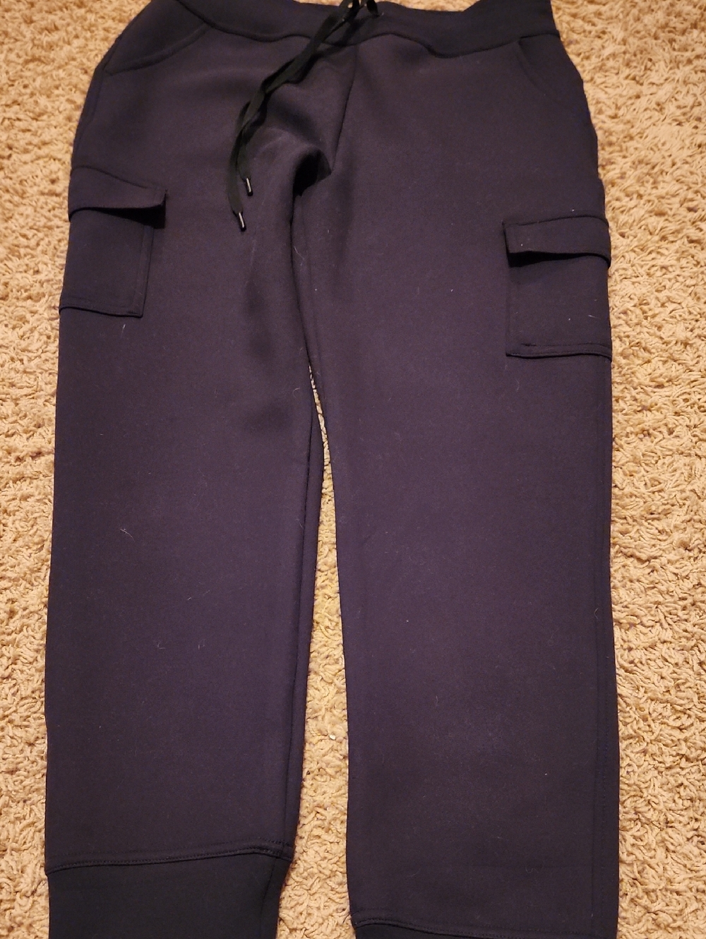 32° Heat Black Cargo Jogger Pants Size Medium